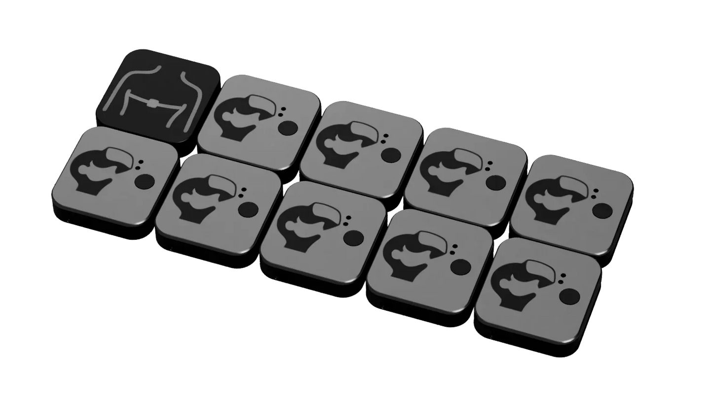 VRMods NRF Trackers (x6-x10)
