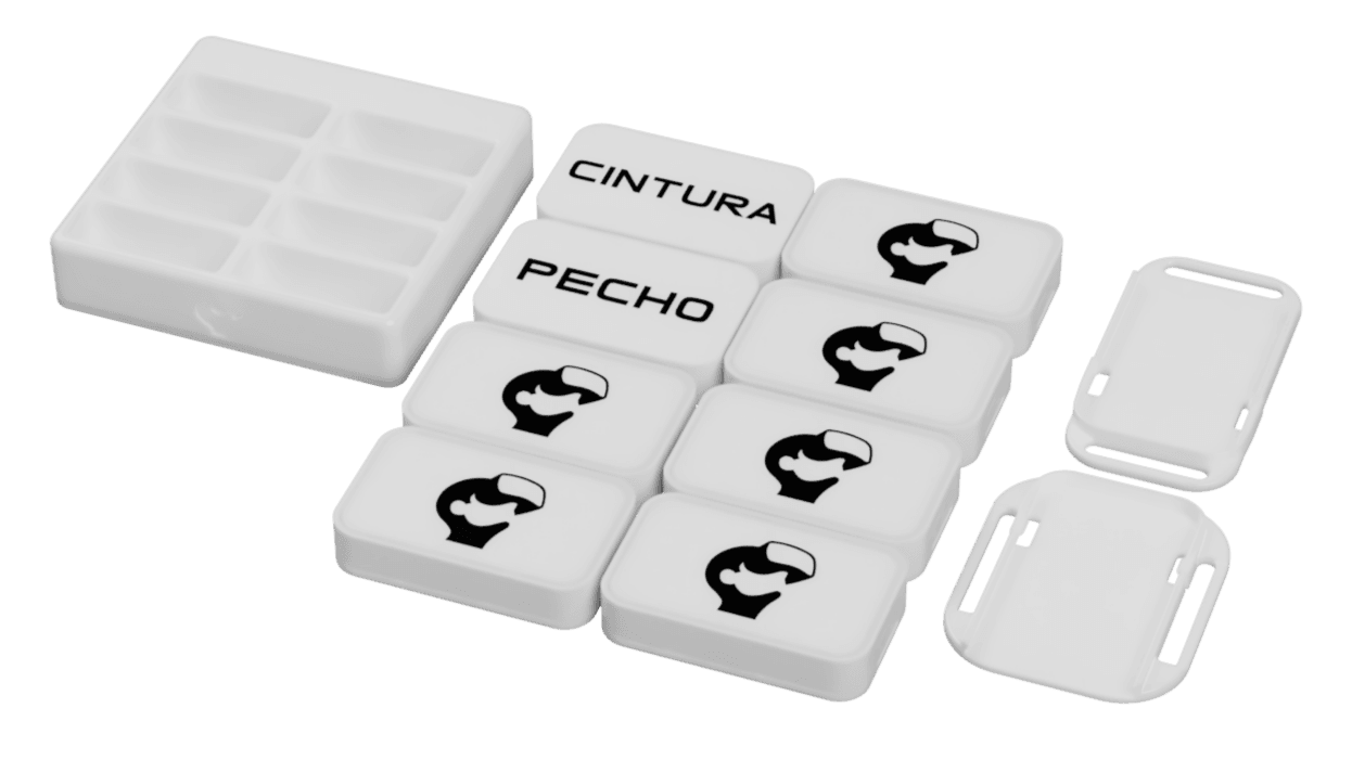 VRChat FullBody PRO Pack (X8) + Hub Carga VRMods Trackers