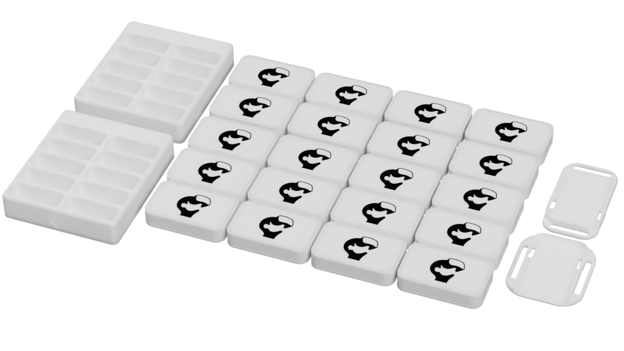 Full Body Tracking Kit Custom Blanco VRChat VRMods