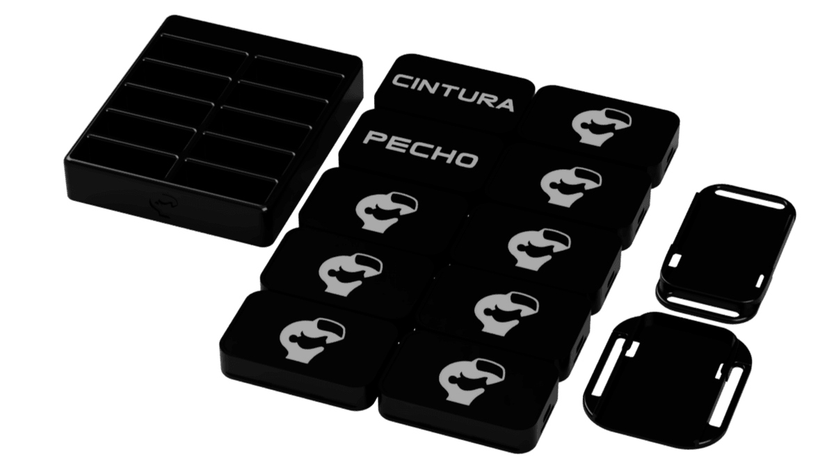 Full Body Tracking Kit x10 Negro VRChat VRMods