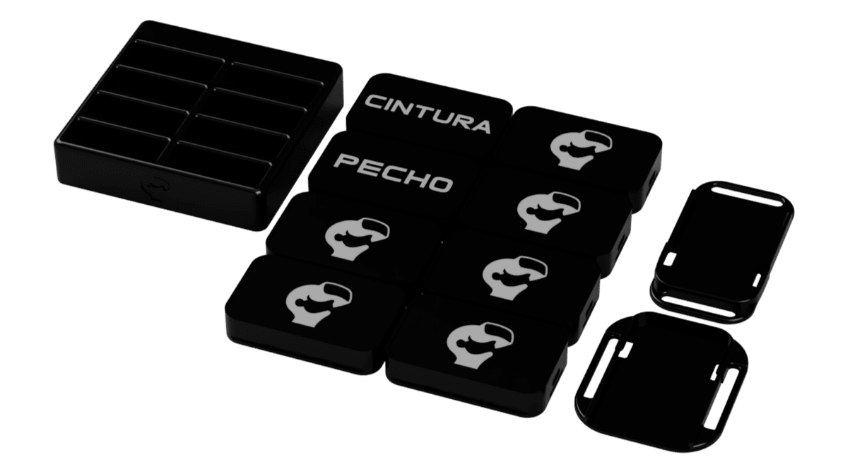 VRChat FullBody PRO Pack (X8) + Hub Carga VRMods Trackers